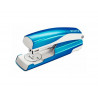 Agrafeuse leitz wow métal 40x58x145mm 30 feuilles agrafes 24/6 et 26/6 coloris turquoise