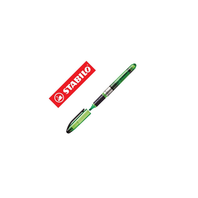 Surligneur stabilo navigator modèle poche clip résistance intense lumière couleur vert