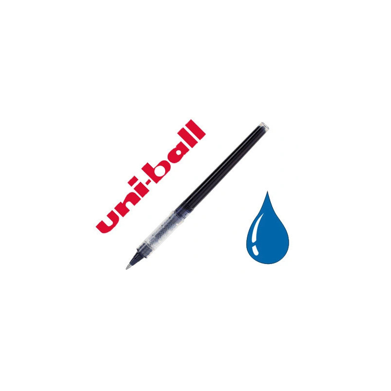 Recharge roller uniball ubr90 vision élite stylo roller encre ub-200 pointe moyenne 0.8mm couleur bleu