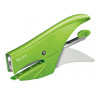 Pince a agrafer leitz 5531 wow metal 82x24x160mm 15f agrafes n.10 coloris vert metallise