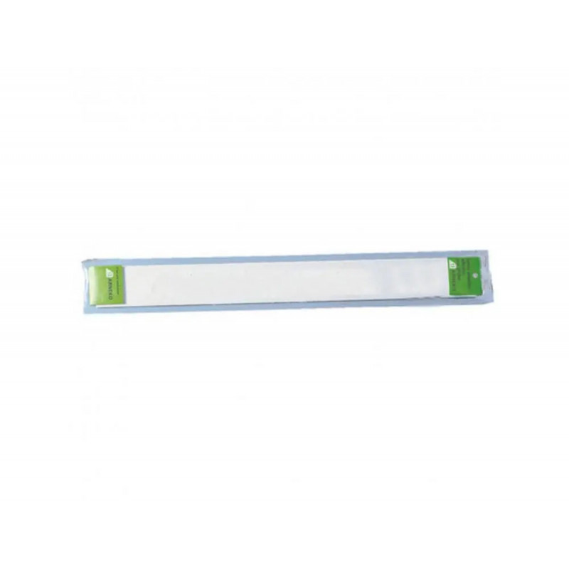 Bande metallique wonday adhesive fixation mur 50x3cm blanc lot 10 unites