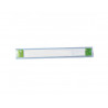 Bande metallique wonday adhesive fixation mur 50x3cm blanc lot 10 unites