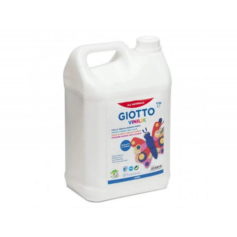 Colle vinilik blanche forte giotto sans solvant usage multi supports flacon 5kg