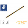 Crayons staedtler noris colour 185 coloris jaune pochette de 12