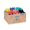 Classpack craies a la cire d abeille lyrax lyra ergonomique forme triangulaire 9 cm 48 unites