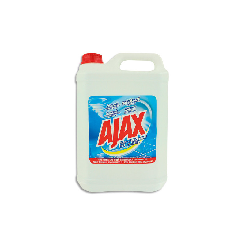 AJAX Bidon de 5 litres nettoyant parfum frais