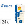 Pack roller pilot v7 pointe aiguille 0.7 mm avec regulateur d encre 16 + 4 offerts coloris noir