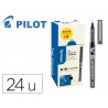 Pack roller pilot v5 pointe aiguille 0.5 mm avec regulateur d encre 16 + 4 offerts coloris noir