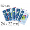 Protege documents exacompta a4 kreacover polypro semi rigide 24x32 cm 60 vues lisse coloris assortis