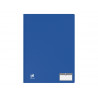 Protege documents memphis oxford couverture en polypropylene opaque 20 vues coloris bleu