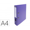 Classeur levier exacompta a4 pvc capacite 665 feuilles robuste et ergonomique dos de 70 mm dim 32x29 cm coloris