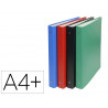 Classeur carton exacompta a4+ remborde pp capacite 275 feuilles 4 anneaux dos 40 mm dim 34x28 cm 320x240