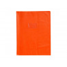 Protege-cahier clairefontaine 24x32cm plastique 22/100e opaque coloris orange