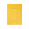 Protege-cahier clairefontaine 24x32cm plastique 22/100e opaque coloris jaune
