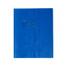 Protege-cahier clairefontaine 17x22cm plastique 22/100e opaque coloris bleu