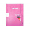 Cahier dessin conquerant piqure couverture carte offset 17x22cm 16 pages 10x10 90g