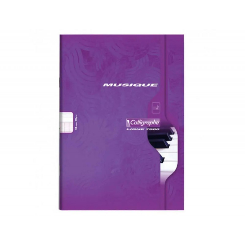 Cahier musique conquerant 21x29,7cm 48p seyes/portee