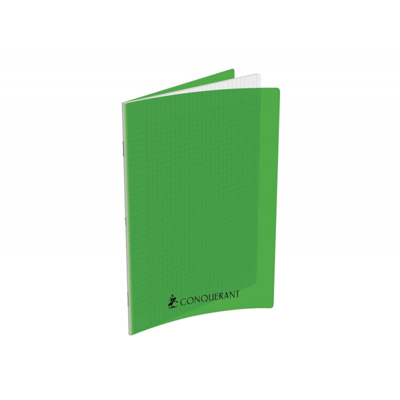 Cahier conquerant poplypropylene indechirable et lavable papier velin extra 24x32 cm 192 pages seyes