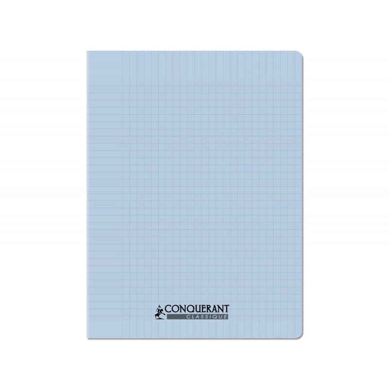 Cahier conquerant poplypropylene indechirable et lavable papier velin extra 24x32 cm 96 pages seyes