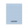 Cahier conquerant poplypropylene papier velin extra pastel 17x22 cm 96 pages piqure 90g bleu pastel