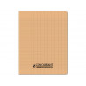 Cahier conquerant poplypropylene papier velin extra pastel 17x22 cm 96 pages piqure 90g abricot