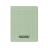 Cahier conquerant poplypropylene papier velin extra pastel 17x22 cm 96 pages piqure 90g seyes vert