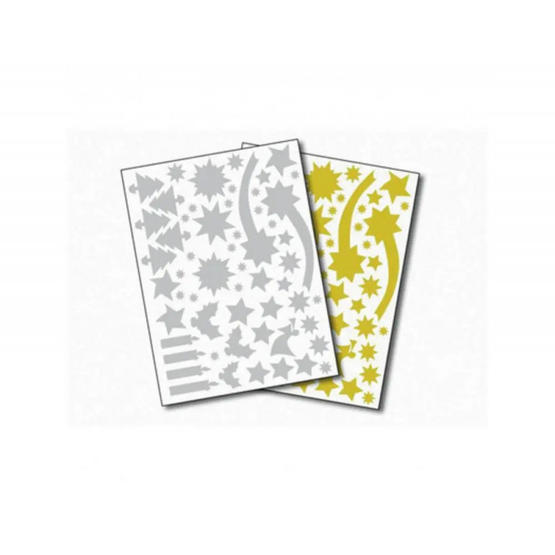 Gommette apli noel or et argent assorties 244 unites