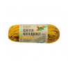 Raphia vegetal clairefontaine coloris jaune pelote 50g