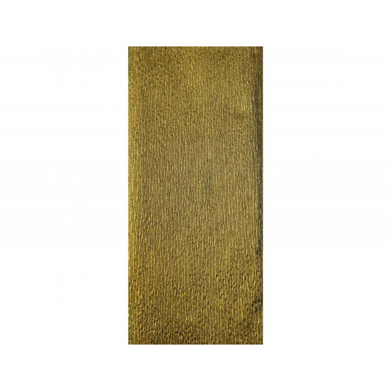Papier crepon clairefontaine metallise 0,5x2,5m crepage 60% coloris or 1 feuille