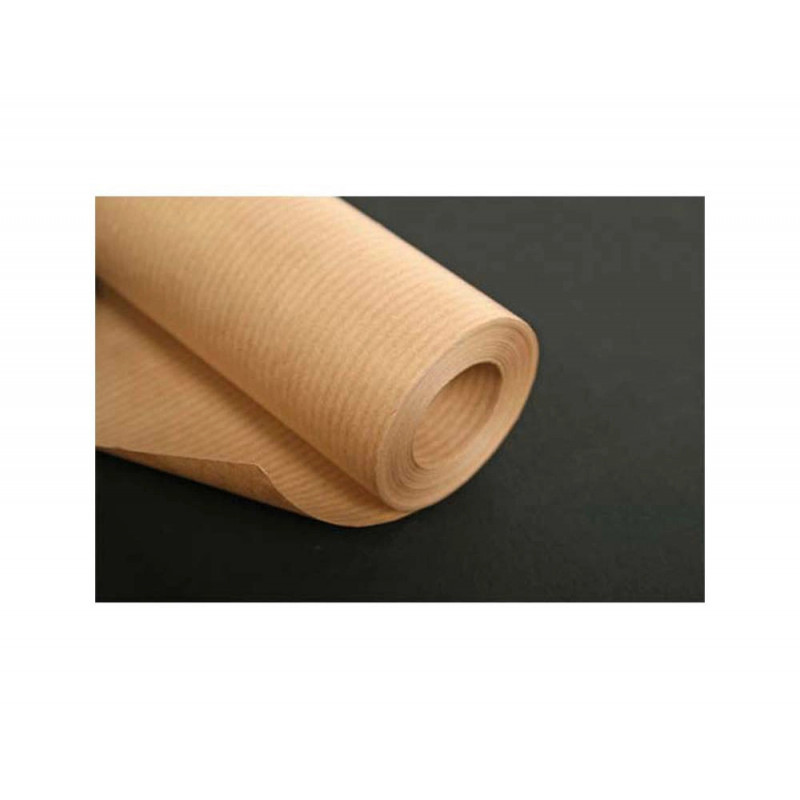 Papier kraft clairefontaine 60g coloris brun rouleau 1x50m