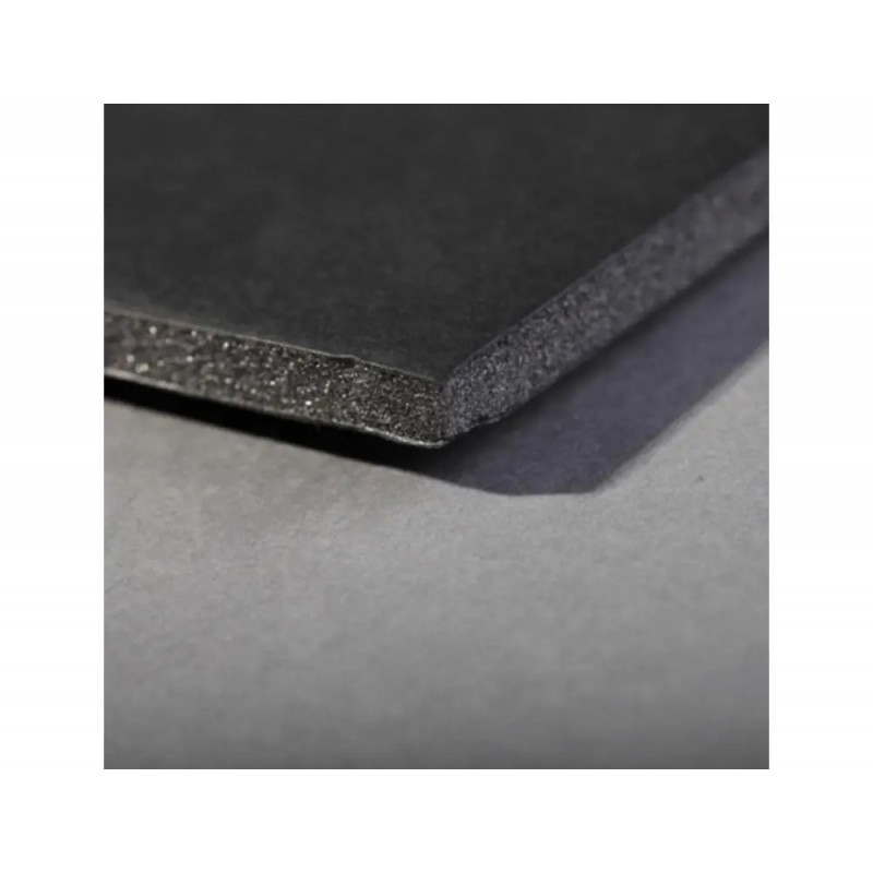 Carton mousse lot de 5 plaques50x65cm epaisseur 5mm coloris noir clairefontaine