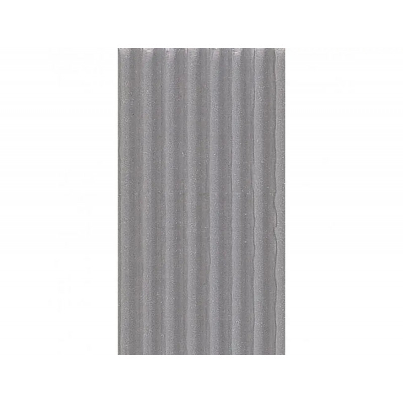 Carton ondule clairefontaine fine cannelure 50x70cm 300g coloris argent 1 feuille