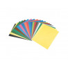 Papier dessin clairefontaine cartoline 50x65cm 130g coloris assortis paquet 50 feuilles