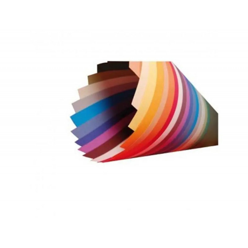Papier dessin clairefontaine tulipe 50x65cm 160g coloris noir 25 feuilles