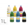 Assortiment gouache giotto elios 6 flacons de 1l coloris assortis