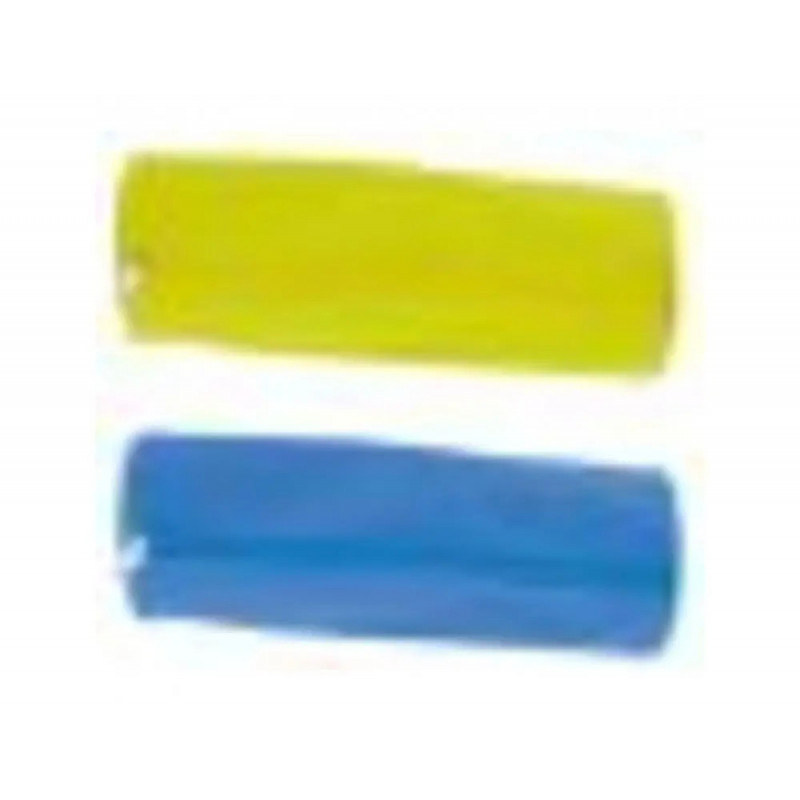 Trousse ronde ulmann nylon pvc forme polochon 21x8x8cm coloris aleatoire