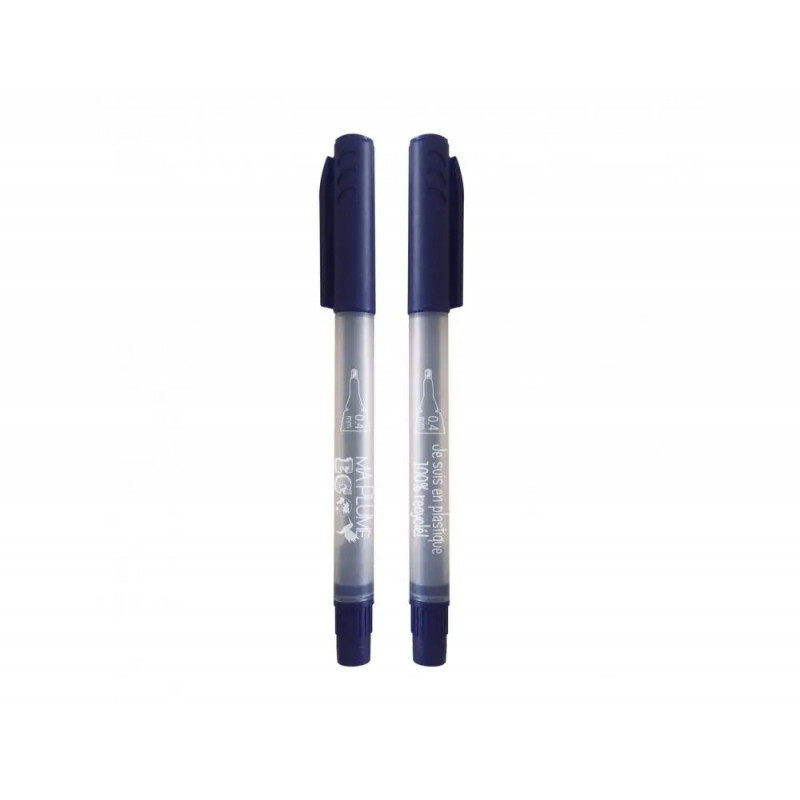 Feutre ecriture recycle ulmann pointe 0,4mm coloris bleu
