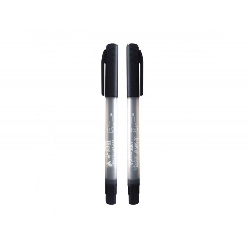 Feutre ecriture recycle ulmann pointe 0,4mm coloris noir