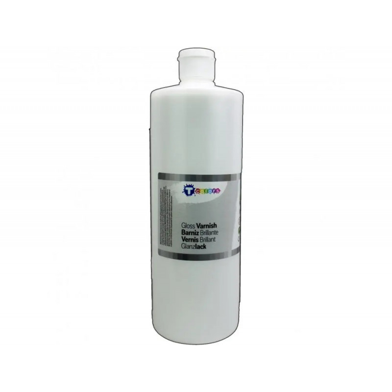Vernis gouache tcolors finition brillante incolore flacon de 1l