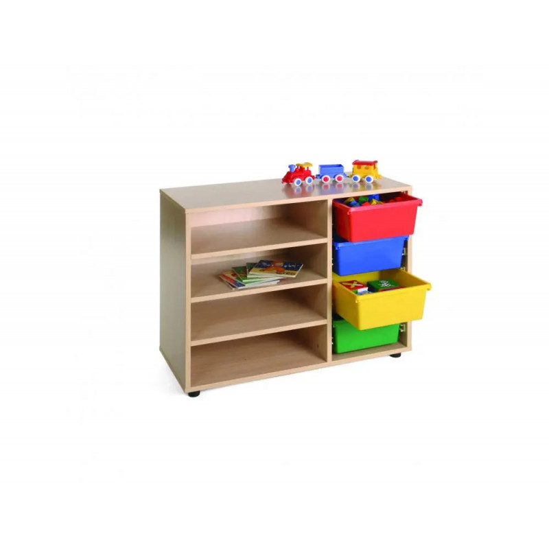 Meuble culture club bas bacs et etageres bacs inclus
