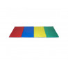 Tapis de sol culture club pliable pvc polyester fond anti-derapant 200x100x3cm 4 couleurs