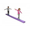 Poutre equilibre culture club parcours de motricite polyester pvc base anti-derapante mousse haute densite