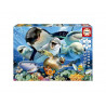 Puzzles carton 100 pieces educa sous l eau 100 pieces
