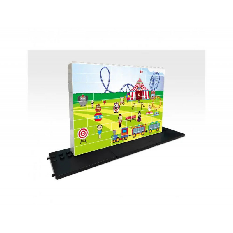 Puzzle up le cirque culture club construire a la verticale 48 pieces 3 bases et 1 modele imprime