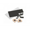 Aimant adhesif faibo pour magnets pastilles predecoupees 20x20mm planche de 50 pastilles