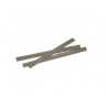 Bande faibo magnetique adhesive 1x19x300mm lot de 10 unites