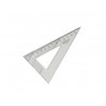 Equerre faibo plastique incolore 60 hypotenuse 16 cm
