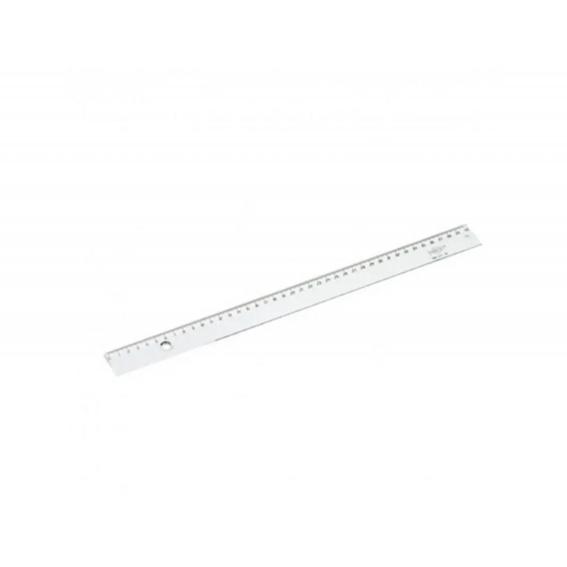 Regle faibo plastique incolore 40 cm