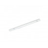 Regle faibo plastique incolore 40 cm