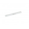 Regle faibo plastique incolore 20 cm